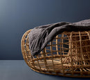 Nest Coffee Table / Footstool Large — Indoor Rattan