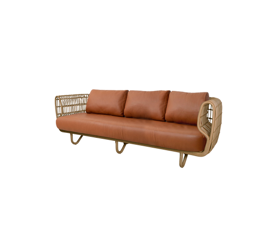 Nest 3-Seater Sofa — Indoor Rattan