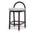 66cm Bar Stool — Clay Grey