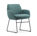 Calypso Sled, black base, Reef seat, front angle