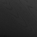 100cm Wooden Round Coffee Table - Black