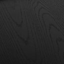 100cm Wooden Round Coffee Table - Black