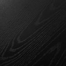 100cm Wooden Round Coffee Table - Black