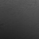 1.1m Wooden Round Coffee Table - Black