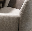 Calypso 5 Star Grey Fabric seat detail