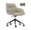 Dahlia 5 Star Plus, Black base, Almond seat, front angle
