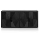 Wooden Buffet Unit - Full Black