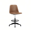 Layla Drafting — Mahogany PU Full Upholstery