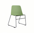 LAYLA Sled, Mint shell, black base, front angle