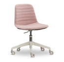 Layla 5 Star Task Nylon Base in Musk with white base, front angle