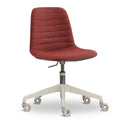 Layla 5 Star Task Nylon Base in Sangria with white base, front angle