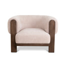 Nicki Armchair — Walnut Frame