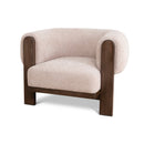 Nicki Armchair — Walnut Frame