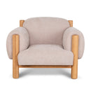 Nicki Armchair — Natural Frame