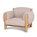 Nicki Armchair — Natural Frame