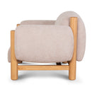 Nicki Armchair — Natural Frame