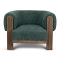 Nicki Armchair — Walnut Frame