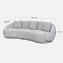 Velvet 3 Seater Sofa