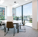Lifestyle: LAYLA Sled boardroom setting