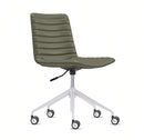 Rand Boardroom Chair - Olive PU (white base)