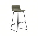 Rand Stool - Olive PU / Black frame
