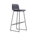 Rand Stool - Black PU / Black frame
