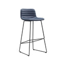 Rand Stool - Navy PU / Black frame