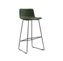 Rand Stool - Olive Fabric / Black frame