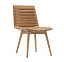 Rand Wood chair in Tan, front angle