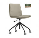 Real 4 Star, Black base, Almond seat, front angle