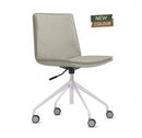 Real 4 Star, White base, Khaki seat, front angle