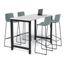 Strata Tall Table white top white frame