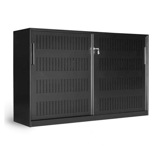 Sliding Door Credenza Cabinet