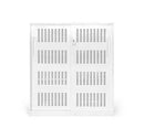 Sliding Door Credenza Cabinet white front