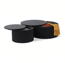 Ripple Side Table Round - Black
