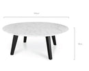 100cm Marble Coffee Table