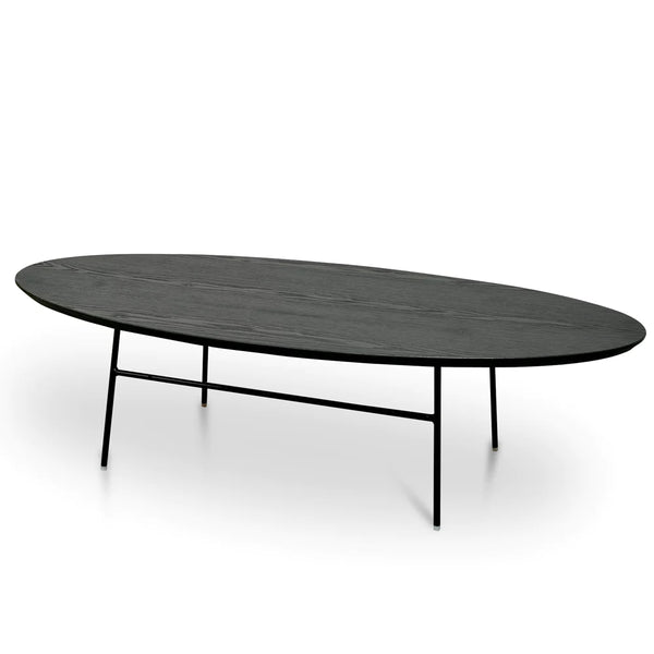 117.5cm Coffee Table - Black Ash Veneer