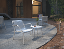 Roku Low Stool - lounge set setting