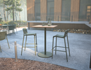 Roku Teak Bar Table Green - setting
