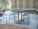 Roku Rectangle High Bar Table - setting