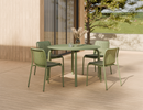 Roku Dining Chair Green - residential setting