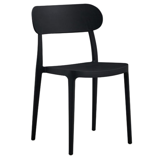 Luna Café Chair — Black
