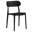 Luna Café Chair — Black