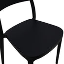 Luna Café Chair — Black