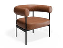 Marlowe Occasional Chair - Black legs / Retro Brandy PU