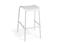 Roku Backless Bar Stool - White