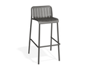 Roku Outdoor Bar Stool - Matt Charcoal