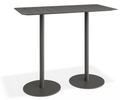 Roku Rectangle High Bar Table - Charcoal
