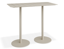 Roku Rectangle High Bar Table - Latte