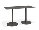 Roku Rectangle Cafe Table - Charcoal